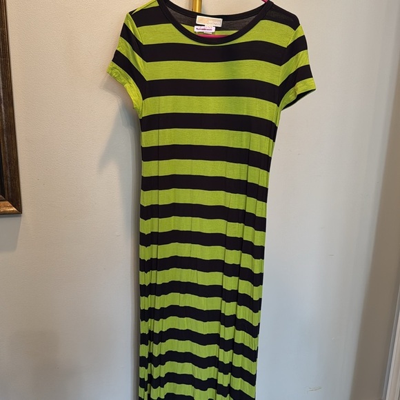 Michael Kors Green and blue Maxi Dress EUC S - Picture 4 of 13
